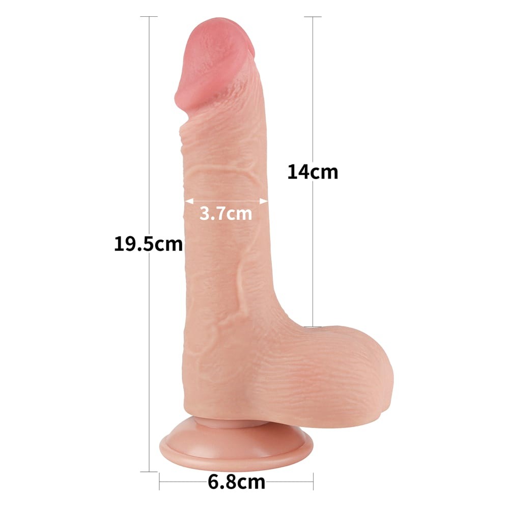 7.5'' Sliding Skin Dual Layer Dong Flesh III_B15O50_3