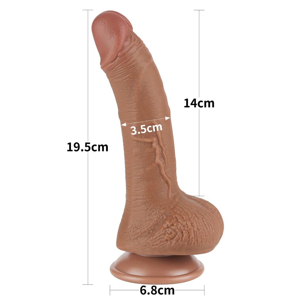 7.5'' Sliding Skin Dual Layer Dong Brown I