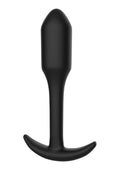 Plug anale liscio medio nero