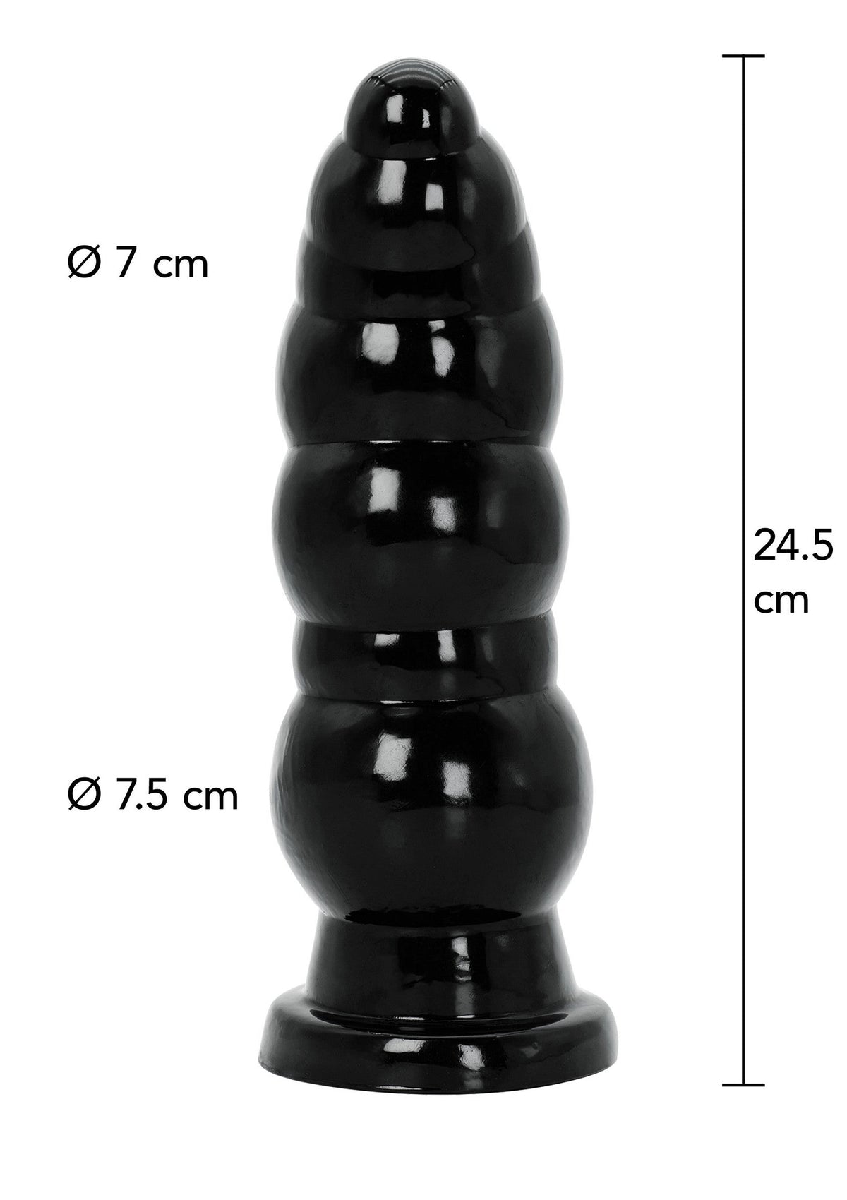 Palline anali 24,5 cm nere