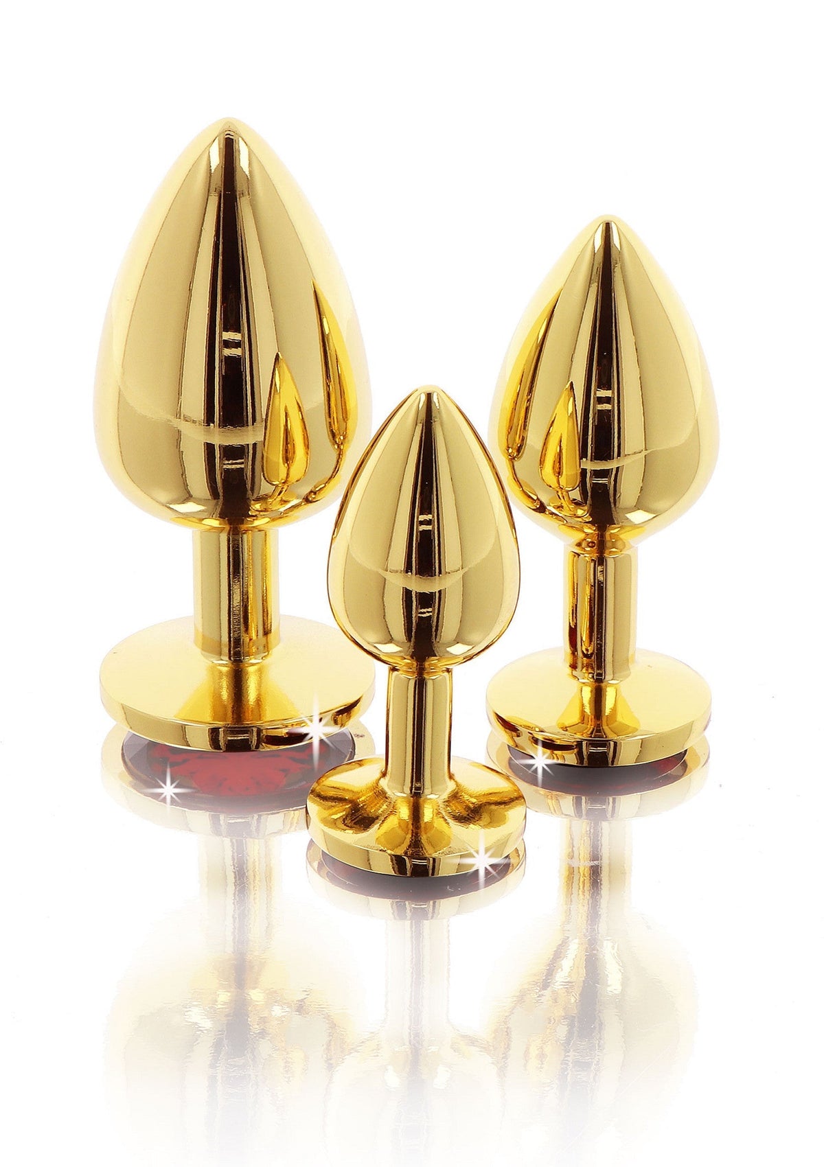 Plug anale con gioiello di diamante S oro