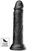 Dildo realistico in silicone liquido 23 cm nero