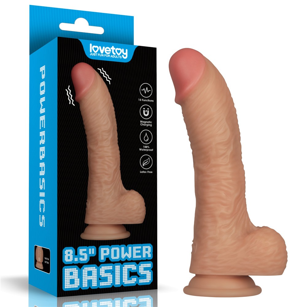 Pene vibrante Power Basics da 8,5''