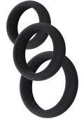 Stamina Premium C-Rings Set da 3 pezzi nero