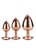 SET DI SPILLE GLEAMING LOVE IN ORO ROSA
